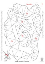 Papercraft de antílope Blackbuck em origami