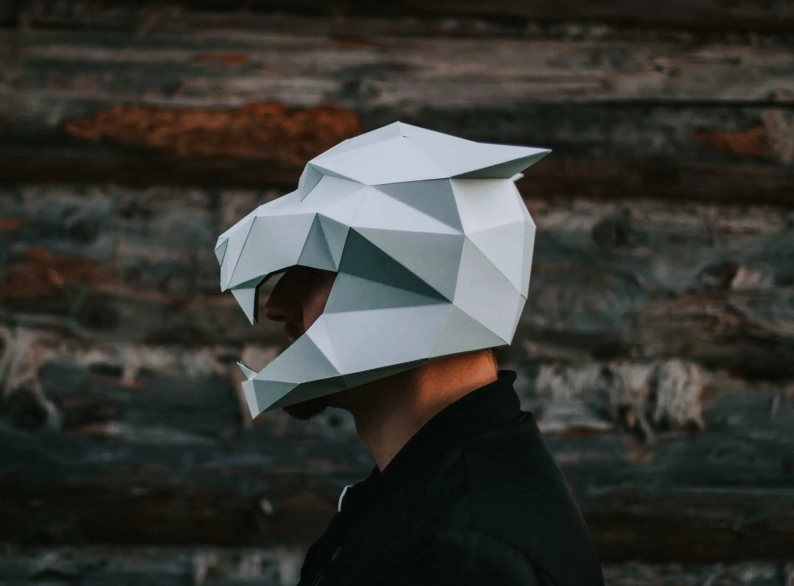 Tijgermasker papercraft, weergave 4