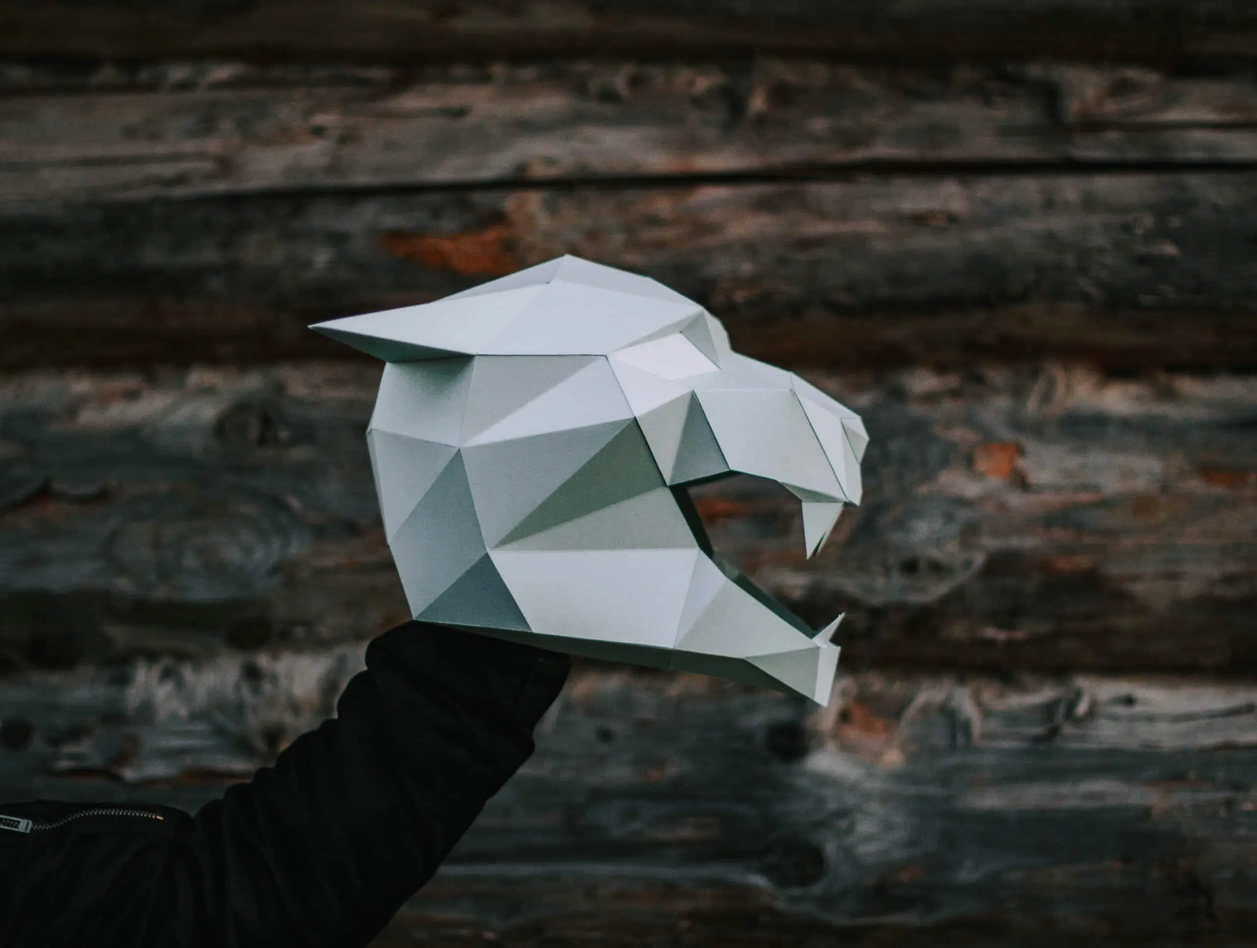 Tijgermasker papercraft, weergave 5