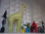 Papercraft animaux d'Afrique en origami 3D - Pack 4-en-1