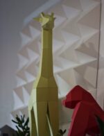 Papercraft animaux d'Afrique en origami 3D - Pack 4-en-1