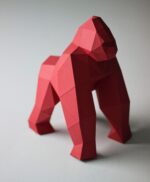 Papercraft animaux d'Afrique en origami 3D - Pack 4-en-1