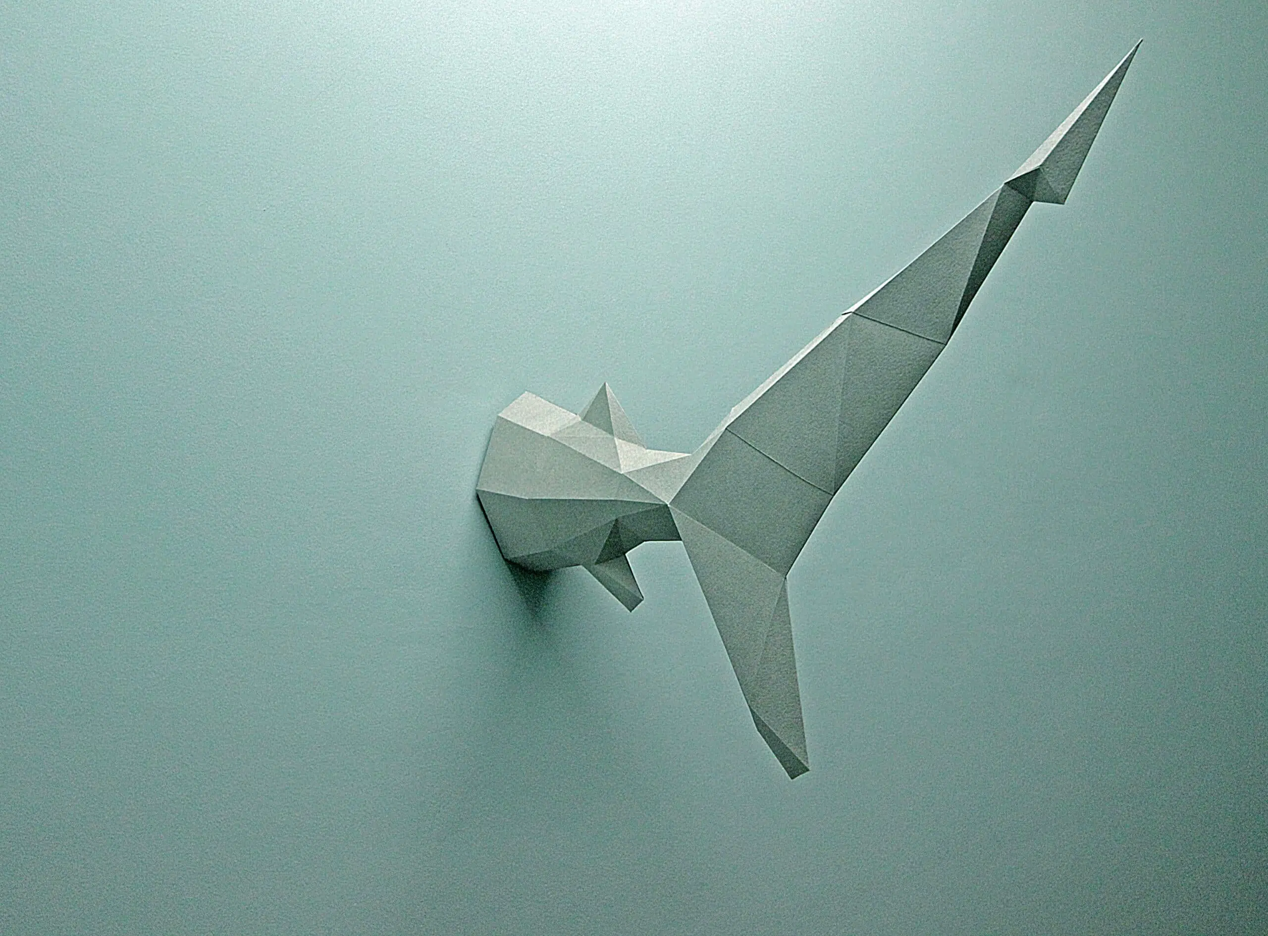 Origami 3D vissenstaarten set - low-poly DIY, weergave 13