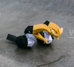 Papercraft de toucans sur branche en origami 3D