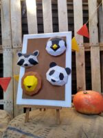 3D papercraft baby pack: panda, rabbit, lion, penguin and more
