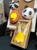 3D papercraft baby pack: panda, rabbit, lion, penguin and more