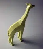 Papercraft Afrikaanse dieren in origami 3D - Pakket 4 - in - 1, weergave 34