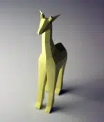 Papercraft Afrikaanse dieren in origami 3D - Pakket 4 - in - 1, weergave 33