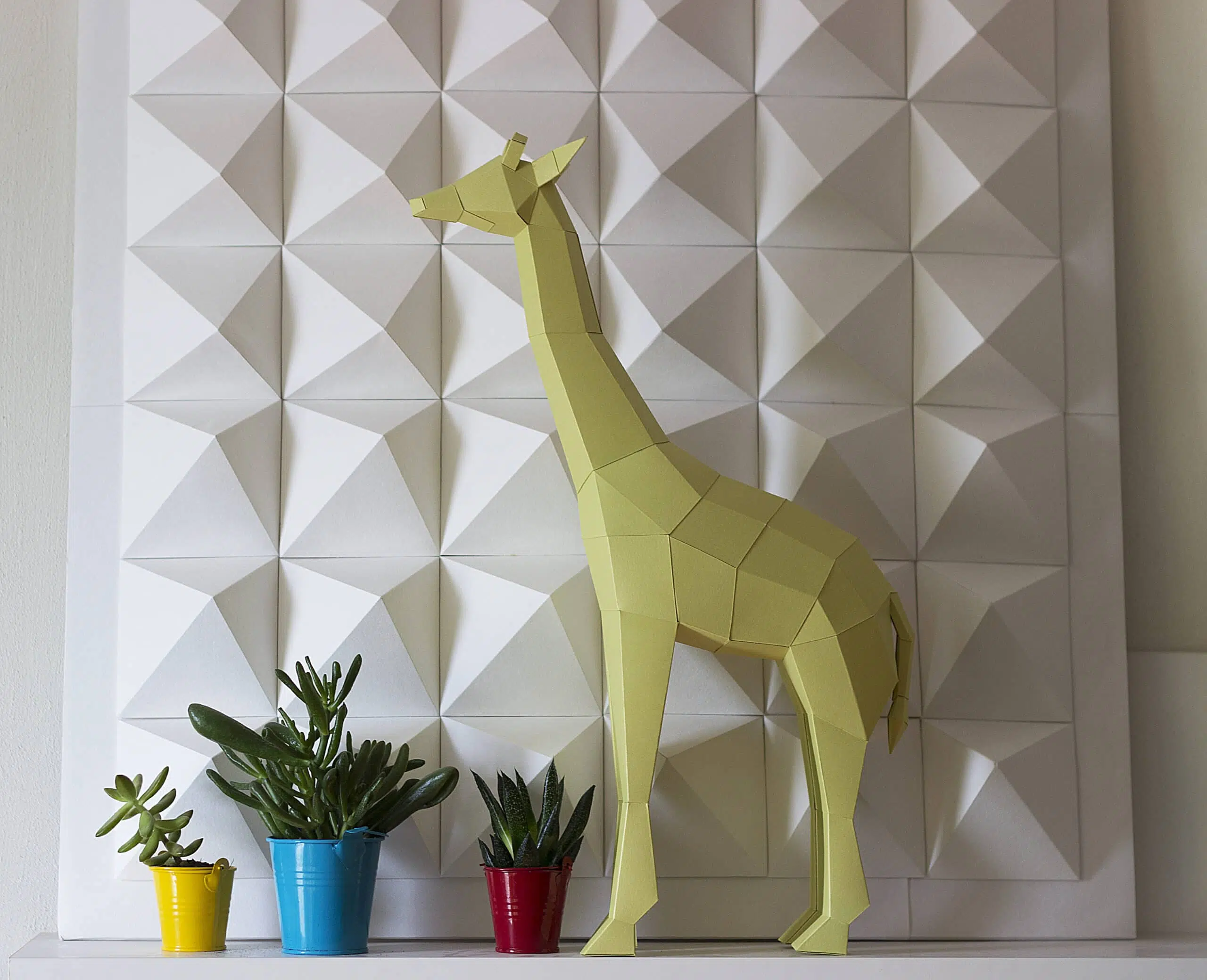 Papercraft Afrikaanse dieren in origami 3D - Pakket 4 - in - 1, weergave 32