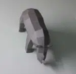 Papercraft Afrikaanse dieren in origami 3D - Pakket 4 - in - 1, weergave 29