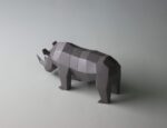 Papercraft animaux d'Afrique en origami 3D - Pack 4-en-1