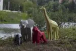 Papercraft olifant in 3D origami, weergave 12