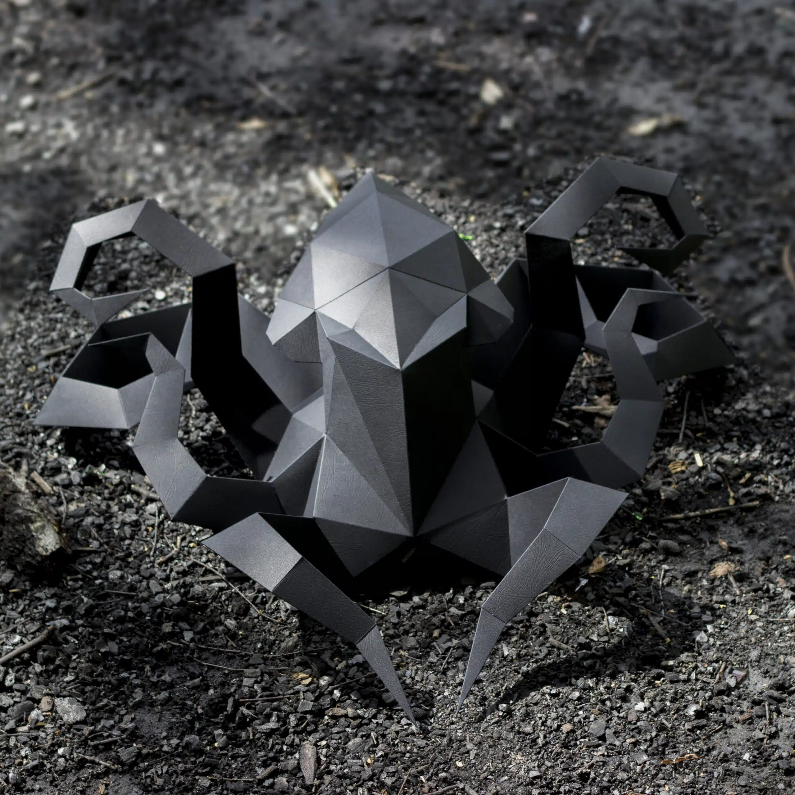 Papercraft Kraken-Oktopus aus Origami, Ansicht 2