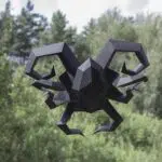 Papercraft Kraken octopus in origami