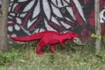 Papercraft T-Rex Tyrannosaurus 3D origami, weergave 5