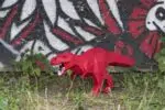 Papercraft T-Rex Tyrannosaurus 3D origami, weergave 6