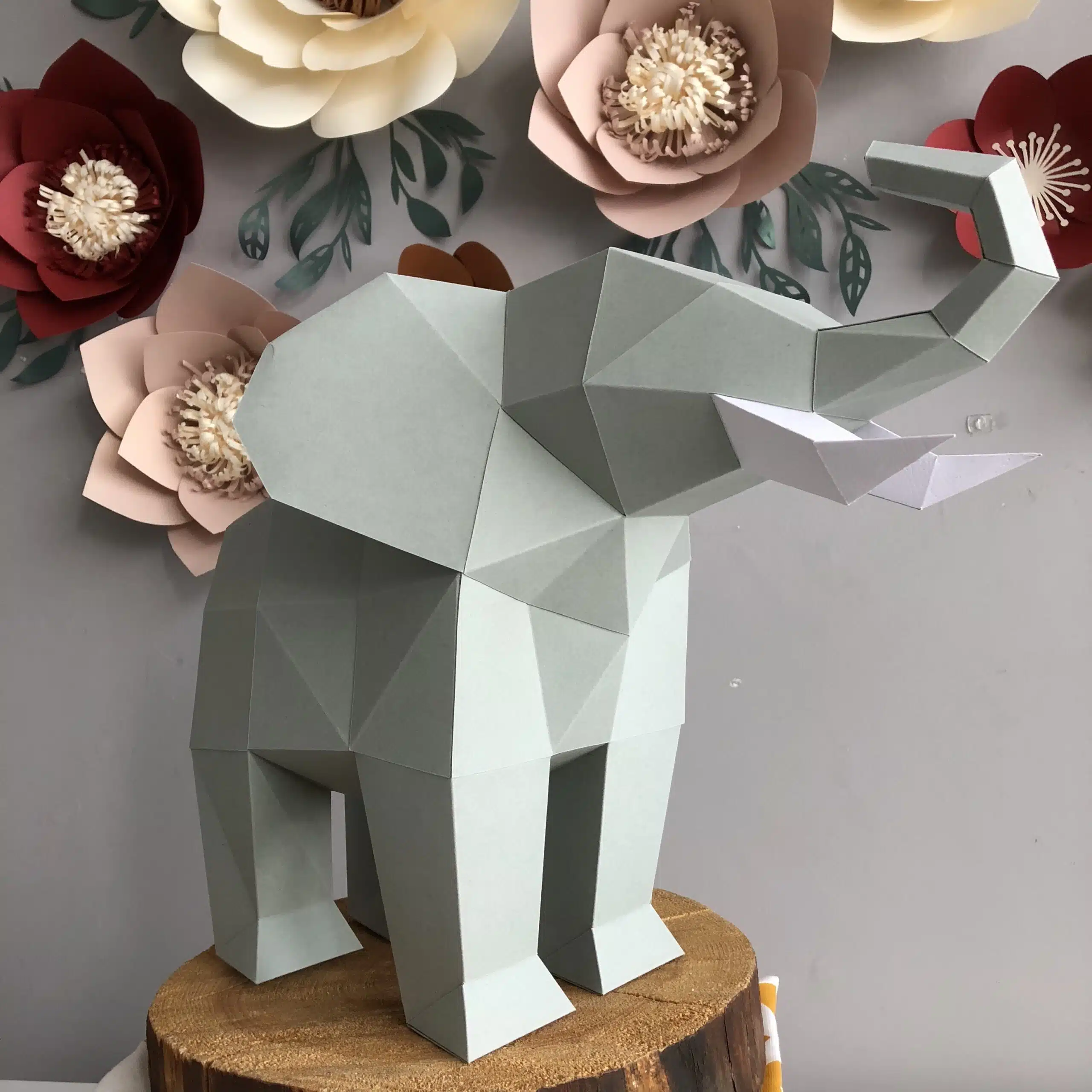 Papercraft Afrikaanse dieren in origami 3D - Pakket 4 - in - 1, weergave 23