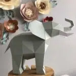 Papercraft Afrikaanse dieren in origami 3D - Pakket 4 - in - 1, weergave 24