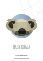 3D papercraft baby pack: panda, rabbit, lion, penguin and more