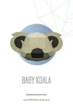 Pakket 3D dierenbaby’s in origami, weergave 10