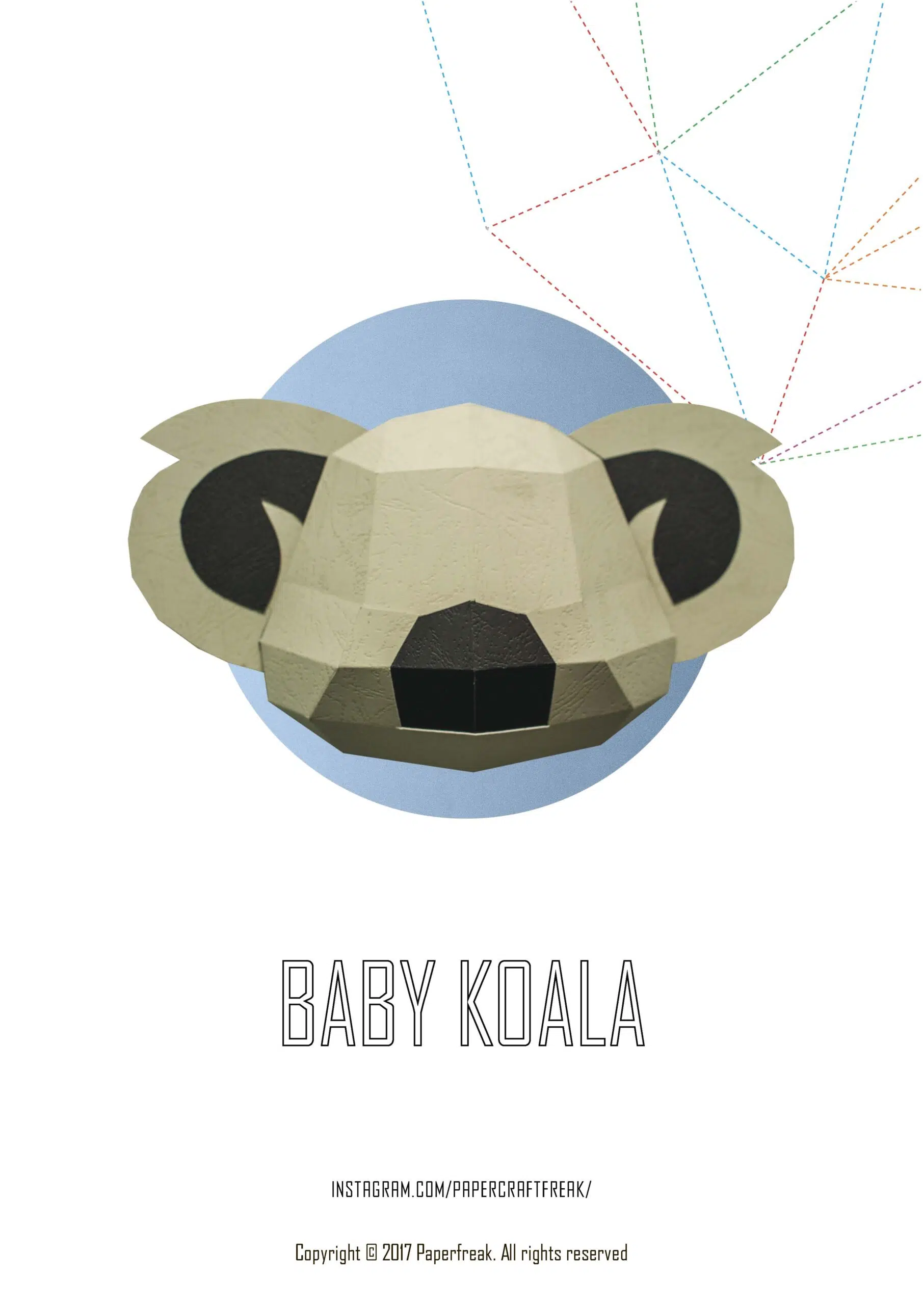 Pakket 3D dierenbaby’s in origami, weergave 10