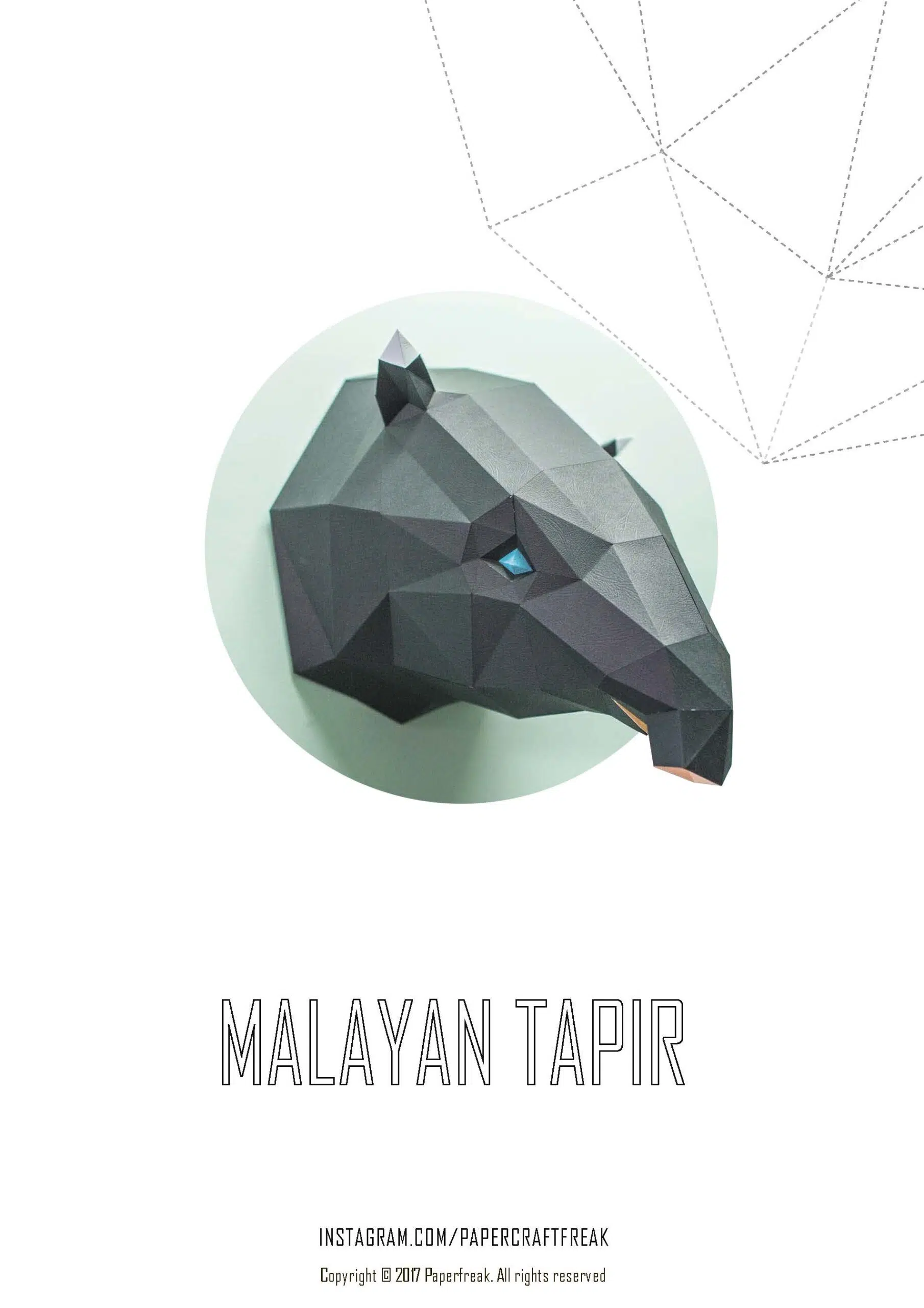Origami 3D pakket zeldzame dieren, weergave 8