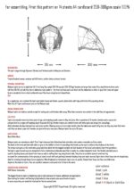 Papercraft tête de tapir malais en origami