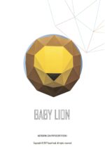 3D papercraft baby pack: panda, rabbit, lion, penguin and more