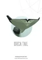 Origami 3D vissenstaarten set - low-poly DIY, weergave 5