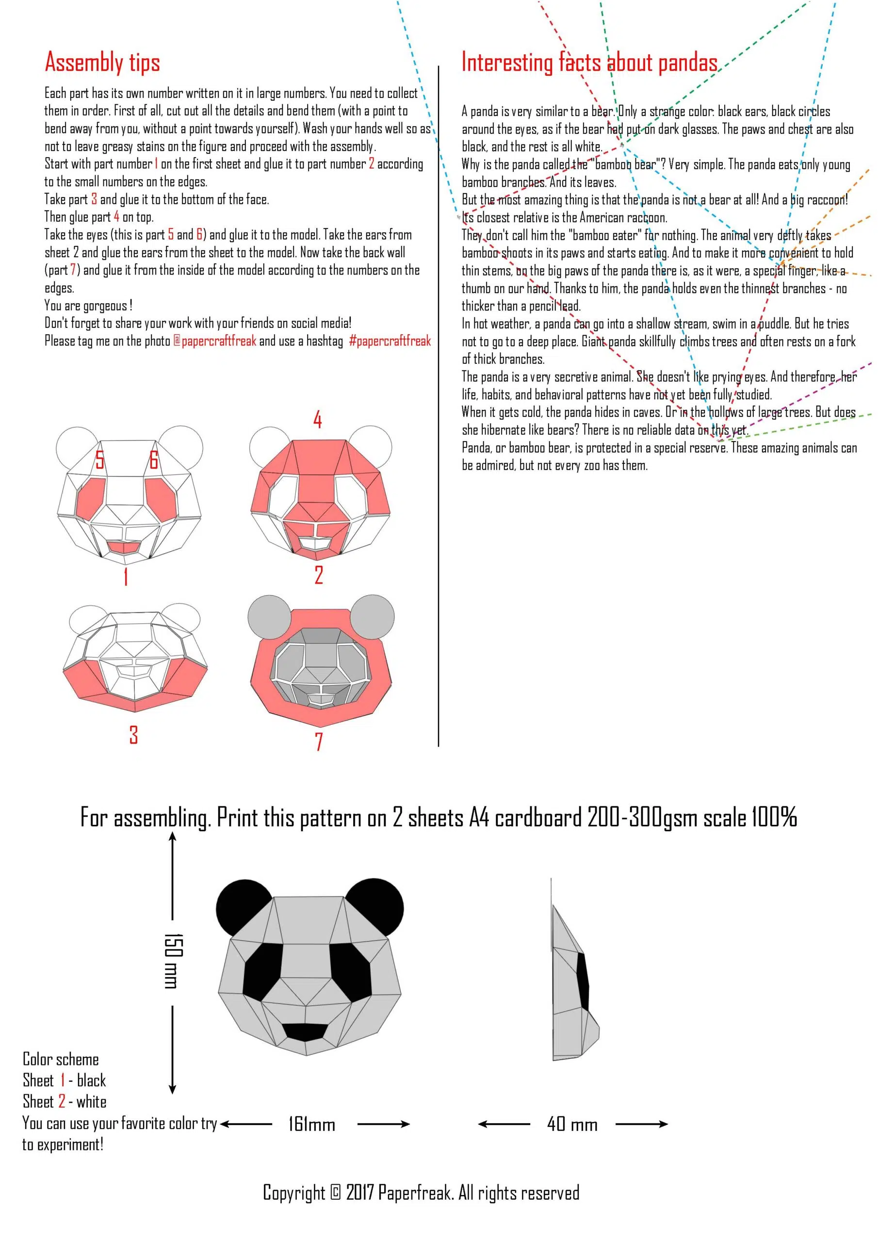 Pakket 3D dierenbaby’s in origami, weergave 15