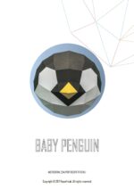 3D papercraft baby pack: panda, rabbit, lion, penguin and more