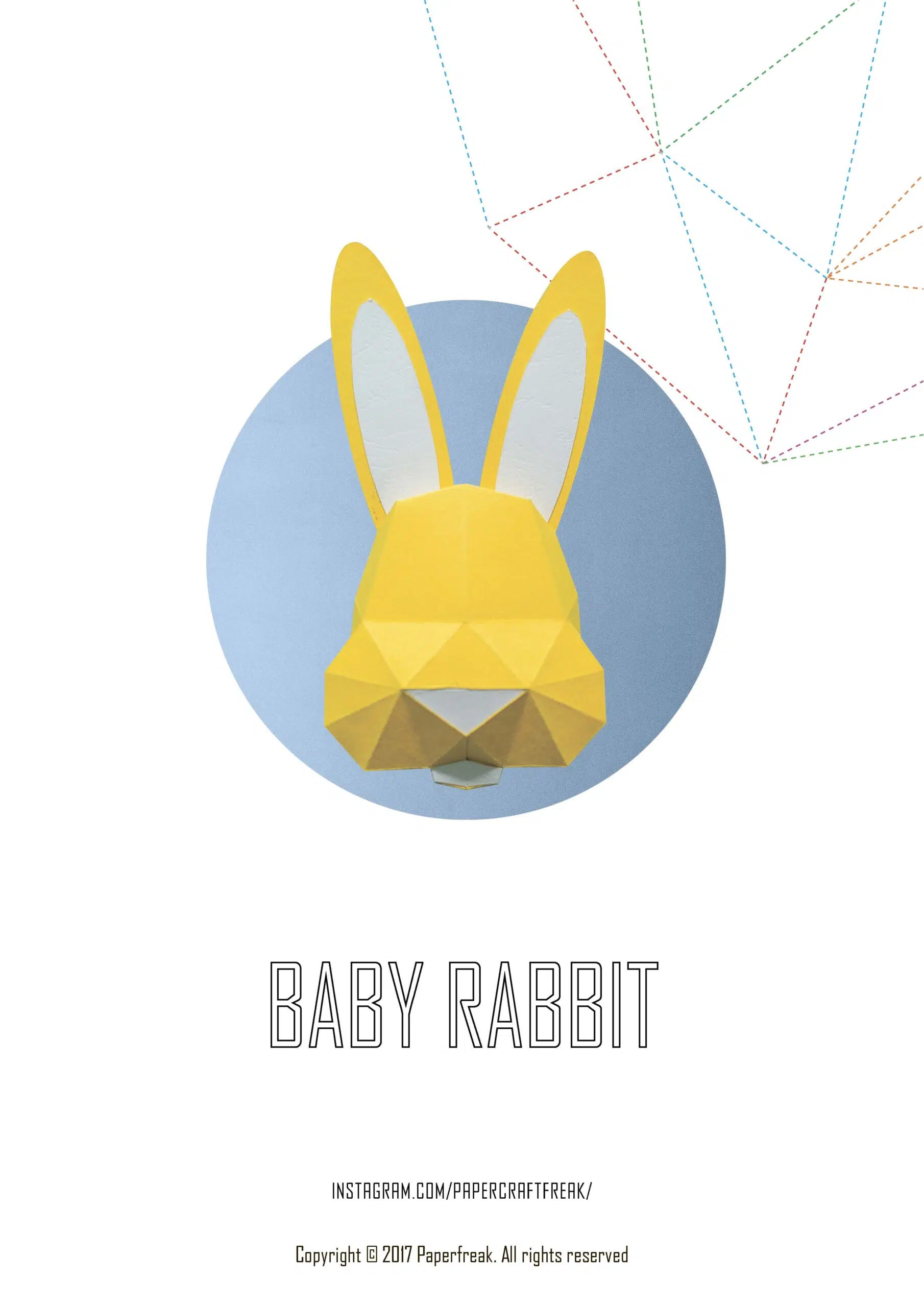 Pakket 3D dierenbaby’s in origami, weergave 18