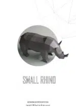 Papercraft Afrikaanse dieren in origami 3D - Pakket 4 - in - 1, weergave 6
