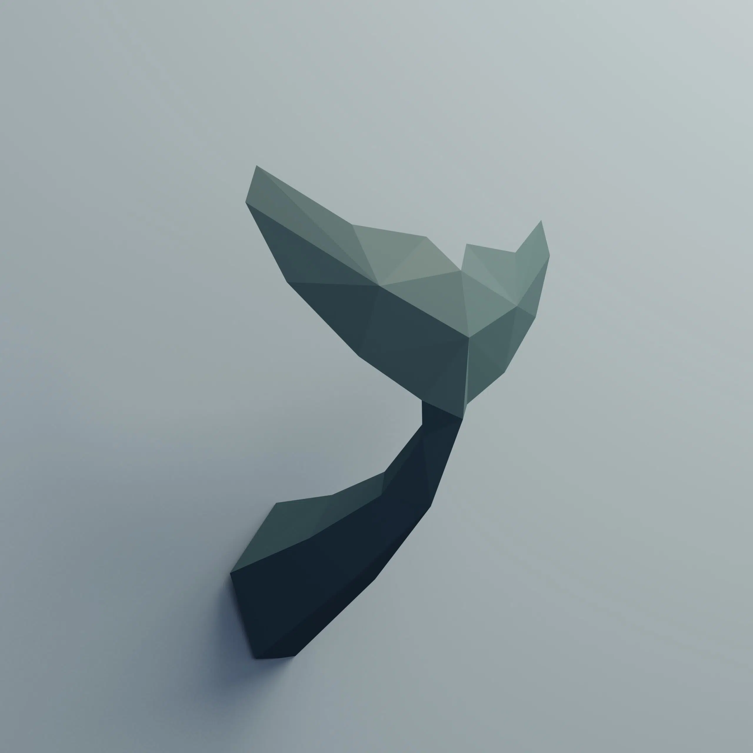 Origami 3D vissenstaarten set - low-poly DIY, weergave 15