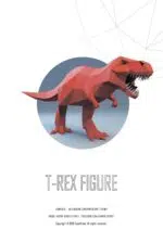 Dinosaurs papercraft 3D, weergave 11