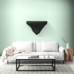 Papercraft fox on rock in 3D origami