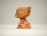 Papercraft de ursinho em origami 3D