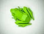 Origami 3D: Kikker papercraft, weergave 5