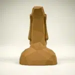 Origami Moai Head Papercraft
