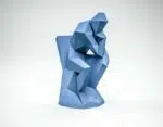 Papercraft do Pensador em origami