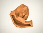 Papercraft de ursinho em origami 3D