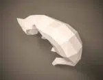 3D Origami Arched Back Cat Papercraft, view 6