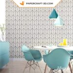 Papercraft abat-jour diamant en origami
