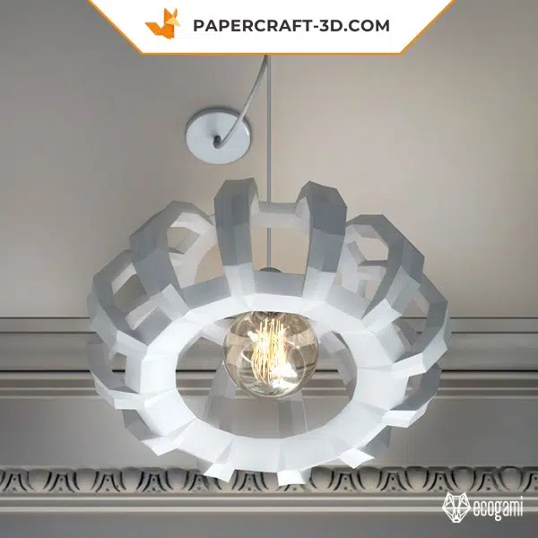 ECO Origami-Lampenschirm als Papercraft