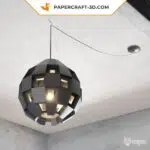 Paralume MOD in origami 3D