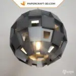 Paralume MOD in origami 3D