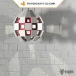 Paralume MOD in origami 3D