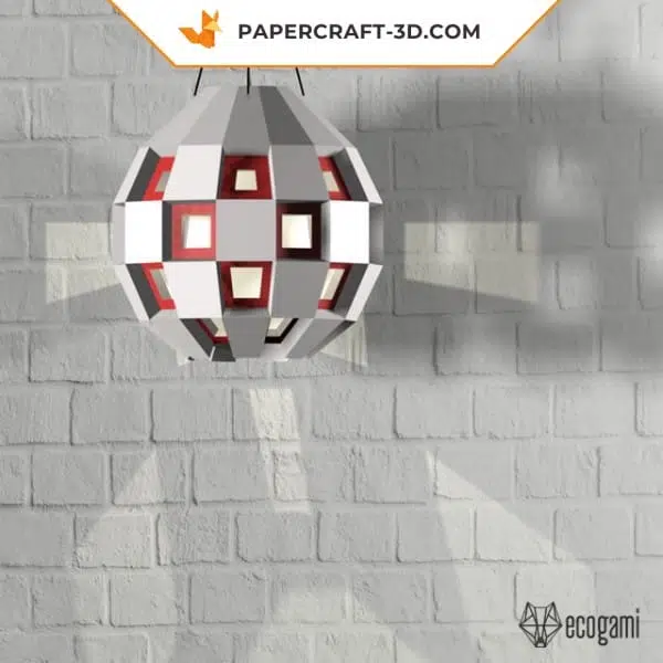 Paralume MOD in origami 3D