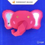 Papercraft boîte d'éléphant en origami