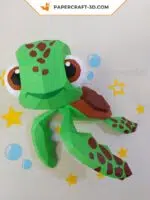 Bébé tortue samy de Némo, weergave 3